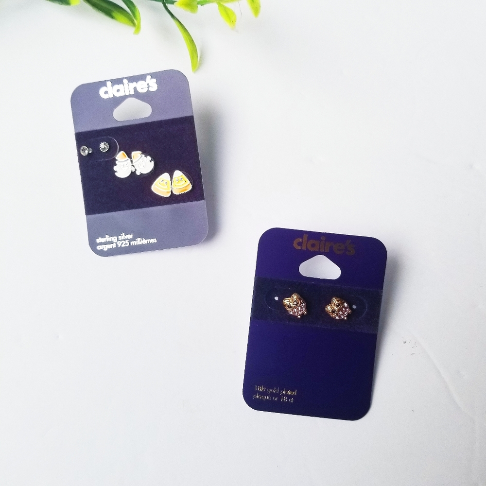 NEW Halloween Accessories 4 Pairs of Earings